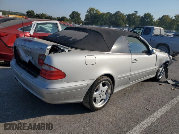 2003 Mercedes-Benz CLK 320 with VIN WDBLK65G73T144310, listed as a Copart auction lot 73004974 with Not Provided miles and Salvage Title. Bid and sale history available at DreamBid. Image 3.