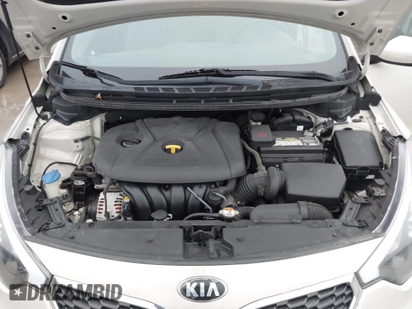 2015 Kia Forte LX with VIN KNAFK4A66F5291465, listed as a IAAI auction lot 41515671 with 102,032 mi miles. Bid and sale history available at carsss.com. Image 10.