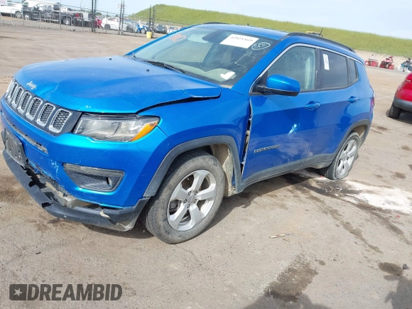 2018 Jeep Compass Latitude with VIN 3C4NJCBB9JT420489, listed as a IAAI auction lot 42021169 with 130,630 mi miles and . Bid and sale history available at DreamBid. Image 2.