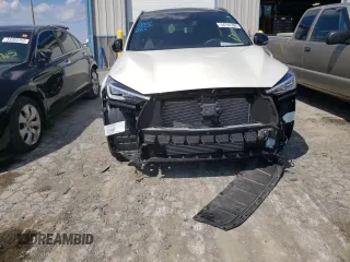 2020 Infiniti QX50 LUXE with VIN 3PCAJ5M3XLF105962, listed as a Copart auction lot 54744392 with 8,518 mi miles. Bid and sale history available at carsss.com. Image 9.