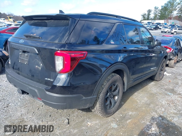 2023 Ford Explorer Timberline with VIN 1FMSK8JH7PGA72431, listed as a IAAI auction lot 41068377 with 29,527 mi miles. Bid and sale history available at carsss.com. Image 4.