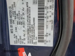 2007 Ford Explorer Sport Trac Limited с VIN 1FMEU53K77UA23990, выставлен на аукционе Copart как лот 50458185 с пробегом 145 472 миль миль и Списание • Salvage title. История ставок и продаж доступна на DreamBid. Изображение 14.