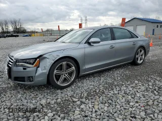 2013 Audi A8 L 3.0L with VIN WAURGAFD0DN000783, listed as a Copart auction lot 51655905 with 137,825 mi miles and Salvage Title. Bid and sale history available at carsss.com. Image 1.