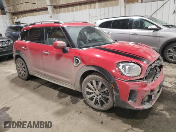 2022 MINI Countryman Cooper S with VIN WMZ83BR09N3P02526, listed as a Copart auction lot 84114224 with Not provided miles and Salvage title. Bid and sale history available at DreamBid. Image 4.