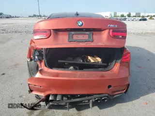 2016 BMW M3 with VIN WBS8M9C52GP967030, listed as a Copart auction lot 57950385 with 77,885 mi miles and Salvage title. Bid and sale history available at DreamBid. Image 6.