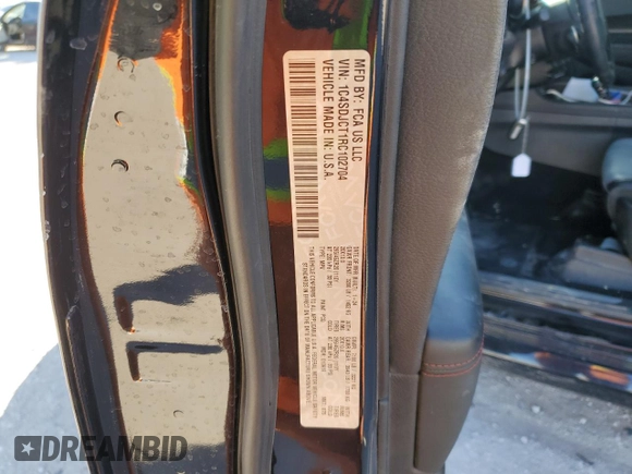 2024 Dodge Durango R/T Plus с VIN 1C4SDJCT1RC102704, выставлен на аукционе Copart как лот 41909905 с пробегом 13 728 миль миль и Списание • Salvage title. История ставок и продаж доступна на DreamBid. Изображение 14.