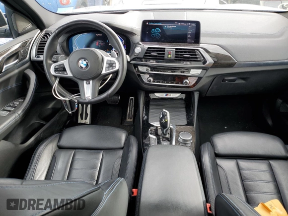 2020 BMW X4 M40i with VIN 5UX2V5C05LLE69575, listed as a Copart auction lot 75055123 with 59,810 mi miles. Bid and sale history available at carsss.com. Image 8.