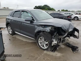 2020 Audi Q5 Premium with VIN WA1ANAFY8L2053198, listed as a Copart auction lot 55269495 with Not provided miles and Salvage title. Bid and sale history available at DreamBid. Image 4.