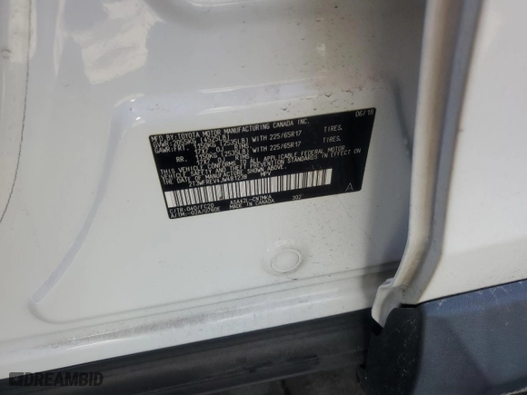 2018 Toyota RAV4 XLE with VIN 2T3WFREV4JW481238, listed as a Copart auction lot 43593035 with 78,028 mi miles and Salvage Title. Bid and sale history available at carsss.com. Image 13.