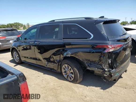 2022 Toyota Sienna XLE с VIN 5TDJRKECXNS095020, выставлен на аукционе Copart как лот 58532445 с пробегом 33 154 миль миль и Списание • Salvage title. История ставок и продаж доступна на DreamBid. Изображение 2.