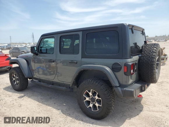 2022 Jeep Wrangler Unlimited Rubicon z VIN 1C4HJXFN6NW166278, wystawiony jako Copart lot #56745075 z przebiegiem 34 418 mil mil oraz Szkoda całkowita • Salvage title. Historia ofert i sprzedaży dostępna na DreamBid. Obrazek 2.