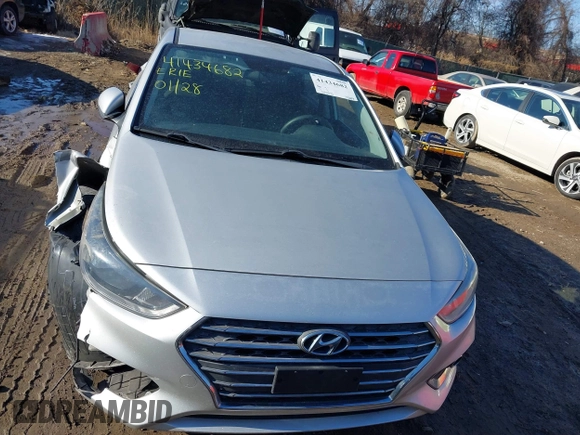2019 Hyundai Accent SE with VIN 3KPC24A37KE039217, listed as a IAAI auction lot 41434682 with 149,943 mi miles. Bid and sale history available at carsss.com. Image 12.