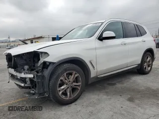 2021 BMW X3 sDrive30i z VIN 5UXTY3C07M9H23155, wystawiony jako Copart lot #55535645 z przebiegiem 59 195 mil mil oraz Szkoda całkowita • Salvage title. Historia ofert i sprzedaży dostępna na DreamBid. Obrazek 1.
