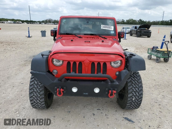 2017 Jeep Wrangler Sport с VIN 1C4AJWAG0HL664146, выставлен на аукционе Copart как лот 54006985 с пробегом 38 008 миль миль и Списание • Salvage title. История ставок и продаж доступна на DreamBid. Изображение 5.