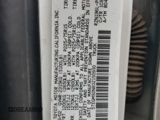 2003 Toyota Tacoma PreRunner z VIN 5TEGM92N83Z150930, wystawiony jako Copart lot #73320824 z przebiegiem 237 657 mil mil oraz Szkoda całkowita • Salvage title. Historia ofert i sprzedaży dostępna na DreamBid. Obrazek 12.