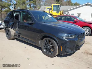 2023 BMW X3 xDrive30i with VIN 5UX53DP06P9R54010, listed as a IAAI auction lot 41790527 with 34,666 mi miles. Bid and sale history available at carsss.com. Image 1.