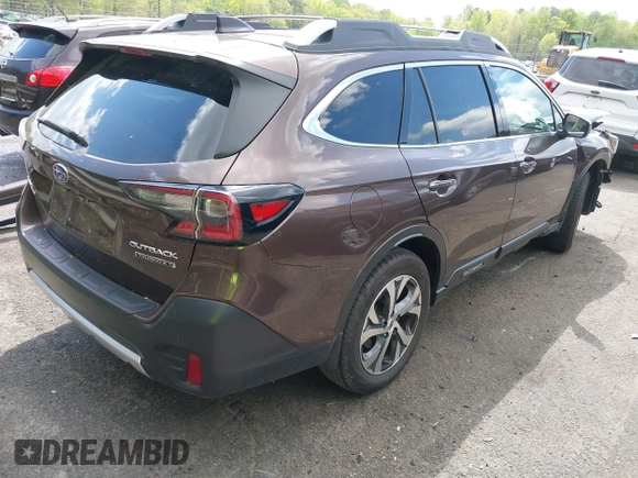2021 Subaru Outback Touring XT with VIN 4S4BTGPDXM3120146, listed as a IAAI auction lot 41985996 with 49,087 mi miles and . Bid and sale history available at DreamBid. Image 4.