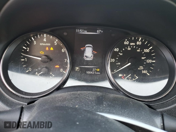 2017 Nissan Rogue SV z VIN JN1BJ1CP0HW033807, wystawiony jako Copart lot #53714385 z przebiegiem 100 421 mil mil oraz Szkoda całkowita • Salvage title. Historia ofert i sprzedaży dostępna na DreamBid. Obrazek 9.
