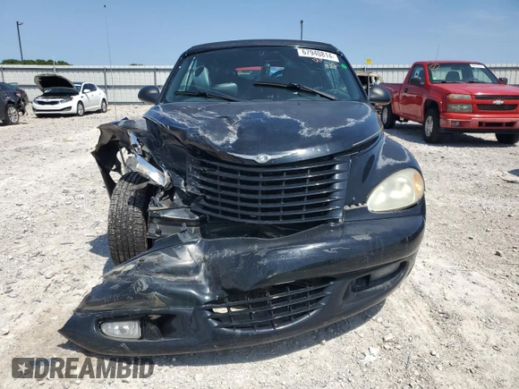 2005 Chrysler PT Cruiser Touring with VIN 3C3EY55E35T344288, listed as a Copart auction lot 67940814 with Not Provided miles and Salvage Title. Bid and sale history available at DreamBid. Image 5.