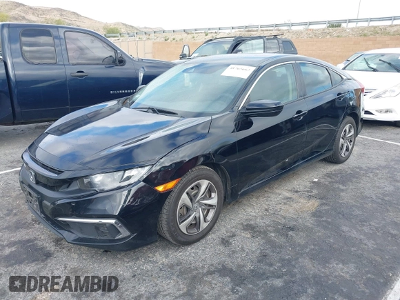 2020 Honda Civic Sedan LX with VIN 2HGFC2F69LH530736, listed as a IAAI auction lot 41765663 with 138,576 mi miles. Bid and sale history available at carsss.com. Image 17.