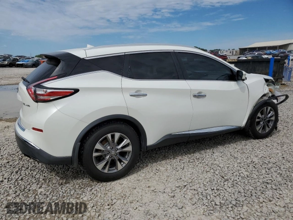 2015 Nissan Murano SL z VIN 5N1AZ2MH8FN256173, wystawiony jako Copart lot #57861275 z przebiegiem 158 523 mil mil oraz Szkoda całkowita • Salvage title. Historia ofert i sprzedaży dostępna na DreamBid. Obrazek 3.