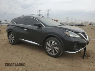2019 Nissan Murano SL z VIN 5N1AZ2MS4KN153421, wystawiony jako Copart lot #52721285 z przebiegiem 53 861 mil mil oraz Szkoda całkowita • Salvage title. Historia ofert i sprzedaży dostępna na DreamBid. Obrazek 4.