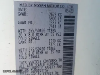 2023 Nissan Pathfinder Platinum with VIN 5N1DR3DHXPC271547, listed as a Copart auction lot 83401484 with 27,310 mi miles and Salvage Title. Bid and sale history available at carsss.com. Image 13.