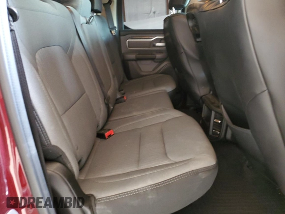 2019 Ram 1500 Big Horn with VIN 1C6SRFBT9KN915709, listed as a Copart auction lot 54867195 with 92,827 mi miles and Salvage title. Bid and sale history available at DreamBid. Image 10.