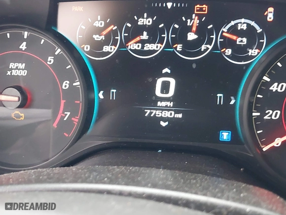 2016 Chevrolet Camaro 1SS with VIN 1G1FE1R71G0169531, listed as a IAAI auction lot 41783227 with 77,580 mi miles. Bid and sale history available at carsss.com. Image 15.