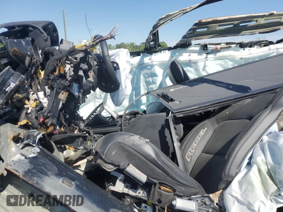 2022 Ram 1500 Rebel z VIN 1C6SRFLT1NN112993, wystawiony jako Copart lot #53305985 z przebiegiem Nie podano mil oraz Szkoda całkowita • Salvage title. Historia ofert i sprzedaży dostępna na DreamBid. Obrazek 7.