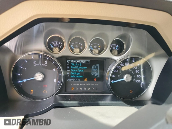 2016 Ford F-350 Platinum with VIN 1FT8W3BT8GEA68926, listed as a Copart auction lot 55047805 with 266,954 mi miles and Clean Title. Bid and sale history available at DreamBid. Image 9.