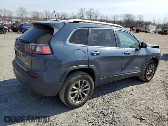 2019 Jeep Cherokee Latitude Plus with VIN 1C4PJMLB5KD384675, listed as a Copart auction lot 53583855 with 64,271 mi miles and Salvage Title. Bid and sale history available at DreamBid. Image 3.