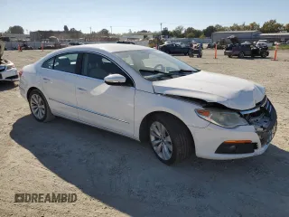 2010 Volkswagen CC with VIN WVWMP9AN1AE559959, listed as a Copart auction lot 76203974 with 188,396 mi miles and Salvage Title. Bid and sale history available at DreamBid. Image 4.