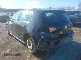 2020 Volkswagen Golf GTI S with VIN 3VW6T7AU1LM017089, listed as a IAAI auction lot 41527453 with 36,404 mi miles. Bid and sale history available at carsss.com. Image 6.