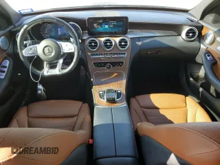 2020 Mercedes-Benz C 43 AMG with VIN 55SWF6EB6LU324144, listed as a Copart auction lot 88303735 with 49,804 mi miles and Salvage Title. Bid and sale history available at carsss.com. Image 8.