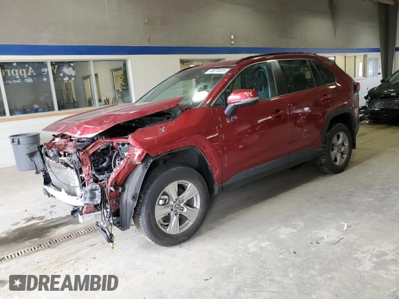 2023 Toyota RAV4 XLE with VIN 2T3P1RFV8PW378298, listed as a Copart auction lot 49070455 with 38,042 mi miles and Salvage Title. Bid and sale history available at carsss.com. Image 1.