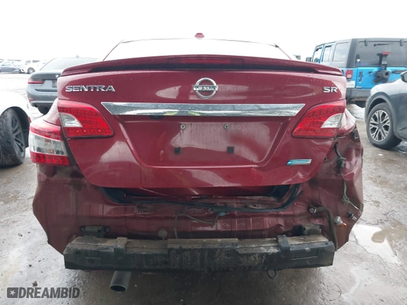 2013 Nissan Sentra SR with VIN 3N1AB7AP7DL635280, listed as a IAAI auction lot 41464335 with 96,763 mi miles. Bid and sale history available at carsss.com. Image 17.