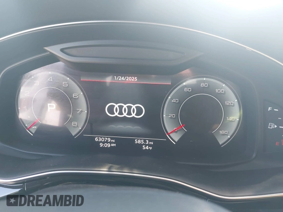 2022 Audi Q8 Premium Plus with VIN WA1BVBF13ND011283, listed as a IAAI auction lot 41364694 with 63,079 mi miles. Bid and sale history available at carsss.com. Image 7.