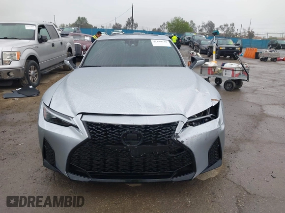 2023 Lexus IS with VIN JTHGZ1B2XP5061022, listed as a IAAI auction lot 41889340 with 28,741 mi miles. Bid and sale history available at carsss.com. Image 12.