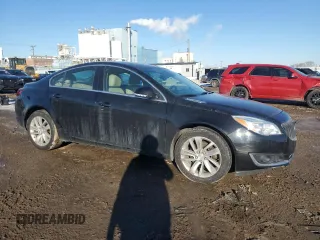 2016 Buick Regal Premium II with VIN 2G4GT5GXXG9136086, listed as a Copart auction lot 88965215 with 106,238 mi miles and Salvage Title. Bid and sale history available at carsss.com. Image 4.