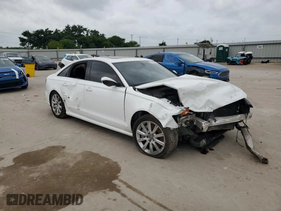 2016 Audi A6 Premium with VIN WAUFFAFCXGN043643, listed as a Copart auction lot 54610795 with Not provided miles and Salvage title. Bid and sale history available at DreamBid. Image 4.