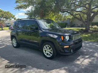 2021 Jeep Renegade Latitude z VIN ZACNJCBB9MPN09911, wystawiony jako Copart lot #67206925 z przebiegiem 78 872 mil mil oraz Czysty tytuł • Clean title. Historia ofert i sprzedaży dostępna na DreamBid. Obrazek 1.