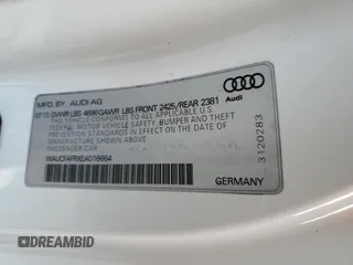 2014 Audi A5 Premium z VIN WAUCFAFRXEA016664, wystawiony jako Copart lot #54360435 z przebiegiem 99 802 mil mil oraz Szkoda całkowita • Salvage title. Historia ofert i sprzedaży dostępna na DreamBid. Obrazek 12.