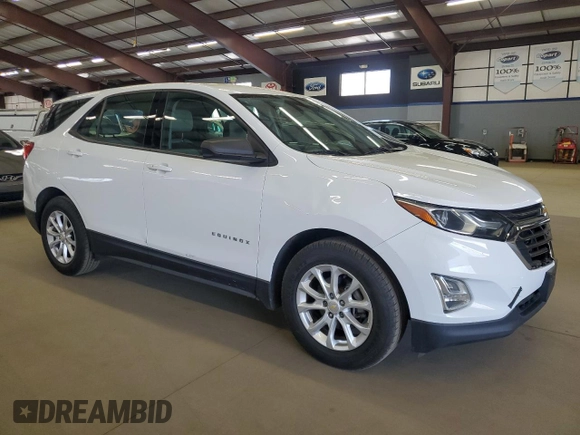 2018 Chevrolet Equinox LS with VIN 2GNAXHEV7J6225714, listed as a Copart auction lot 55094725 with 130,352 mi miles and Clean Title. Bid and sale history available at DreamBid. Image 4.