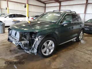 2018 Audi Q5 Premium Plus z VIN WA1BNAFY5J2095216, wystawiony jako Copart lot #59522795 z przebiegiem 75 582 mil mil oraz Szkoda całkowita • Salvage title. Historia ofert i sprzedaży dostępna na DreamBid. Obrazek 1.