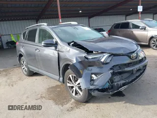 2018 Toyota RAV4 XLE with VIN JTMRFREVXJJ749074, listed as a IAAI auction lot 41836936 with 47,886 mi miles. Bid and sale history available at carsss.com. Image 1.