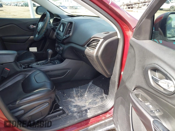 2019 Jeep Cherokee Latitude Plus with VIN 1C4PJLLBXKD444248, listed as a IAAI auction lot 42383148 with 114,532 mi miles and . Bid and sale history available at DreamBid. Image 5.