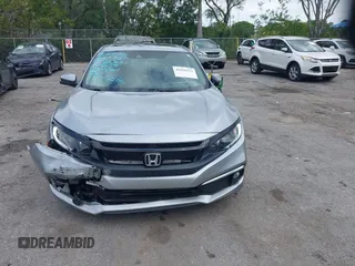 2021 Honda Civic Sedan EX-L with VIN 19XFC1F77ME008461, listed as a IAAI auction lot 41920231 with 31,912 mi miles. Bid and sale history available at carsss.com. Image 12.