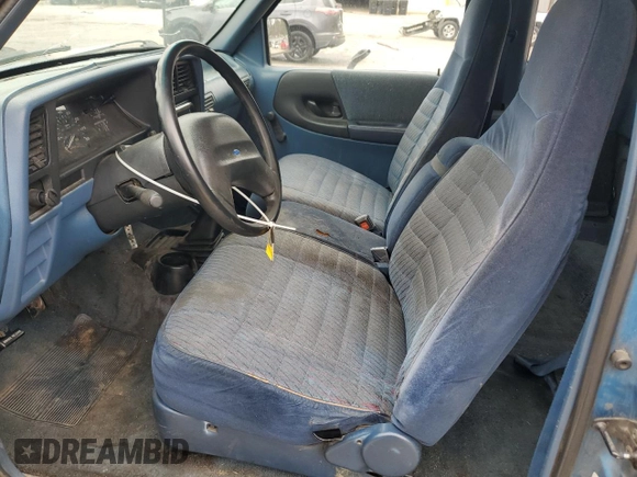 1993 Ford Ranger XL with VIN 1FTCR14A1PTA64939, listed as a Copart auction lot 49728005 with 64,609 mi miles and Salvage Title. Bid and sale history available at carsss.com. Image 7.