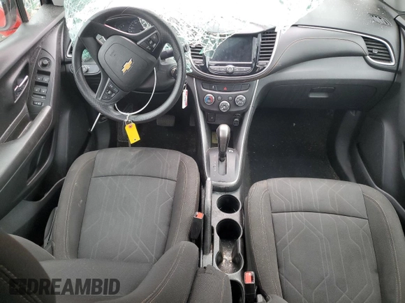 2020 Chevrolet Trax LT with VIN KL7CJLSB5LB347100, listed as a Copart auction lot 54369085 with 44,443 mi miles and Salvage title. Bid and sale history available at DreamBid. Image 8.